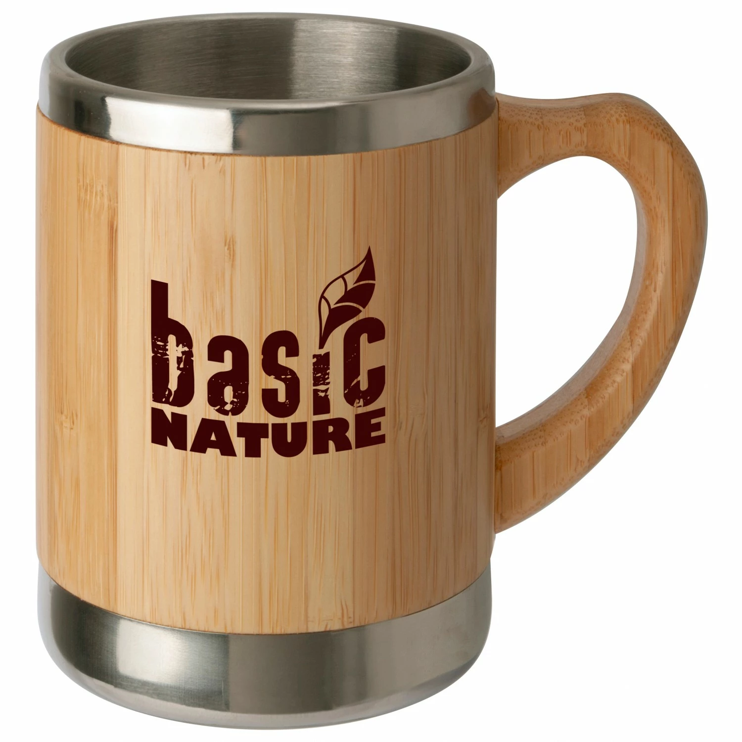 Basic Nature Stainless Steel Mug - "Bamboo" - Cup - Image 2