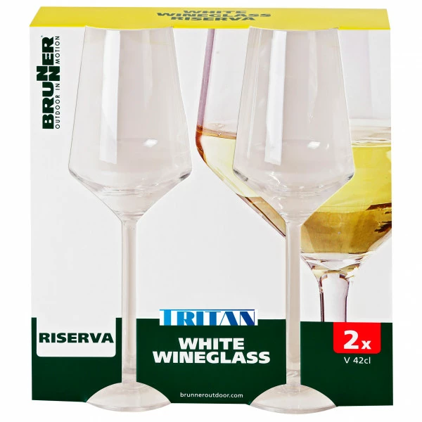 Brunner Set White Wineglass Riserva - Mug