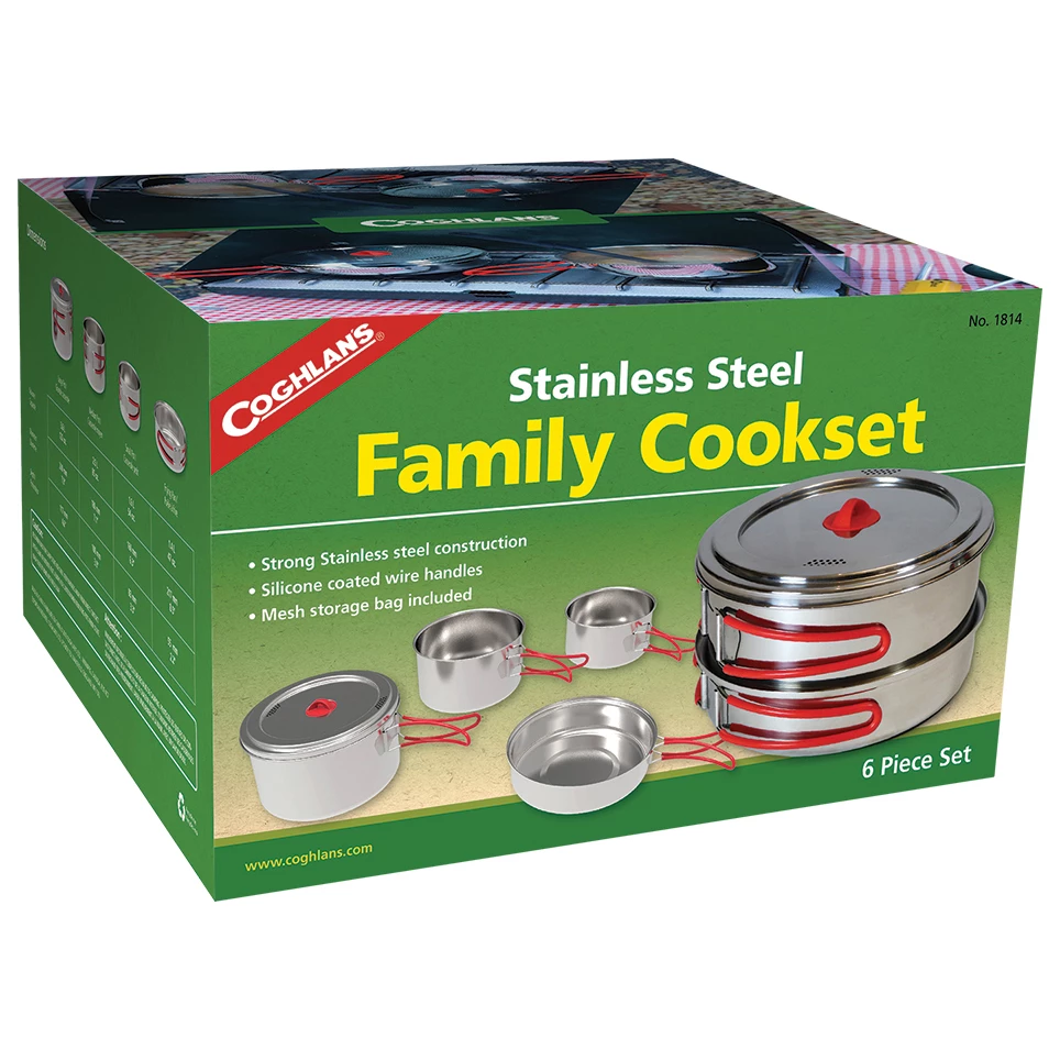 Coghlans Edelstahlkochset 'Family' - Pot - Image 3