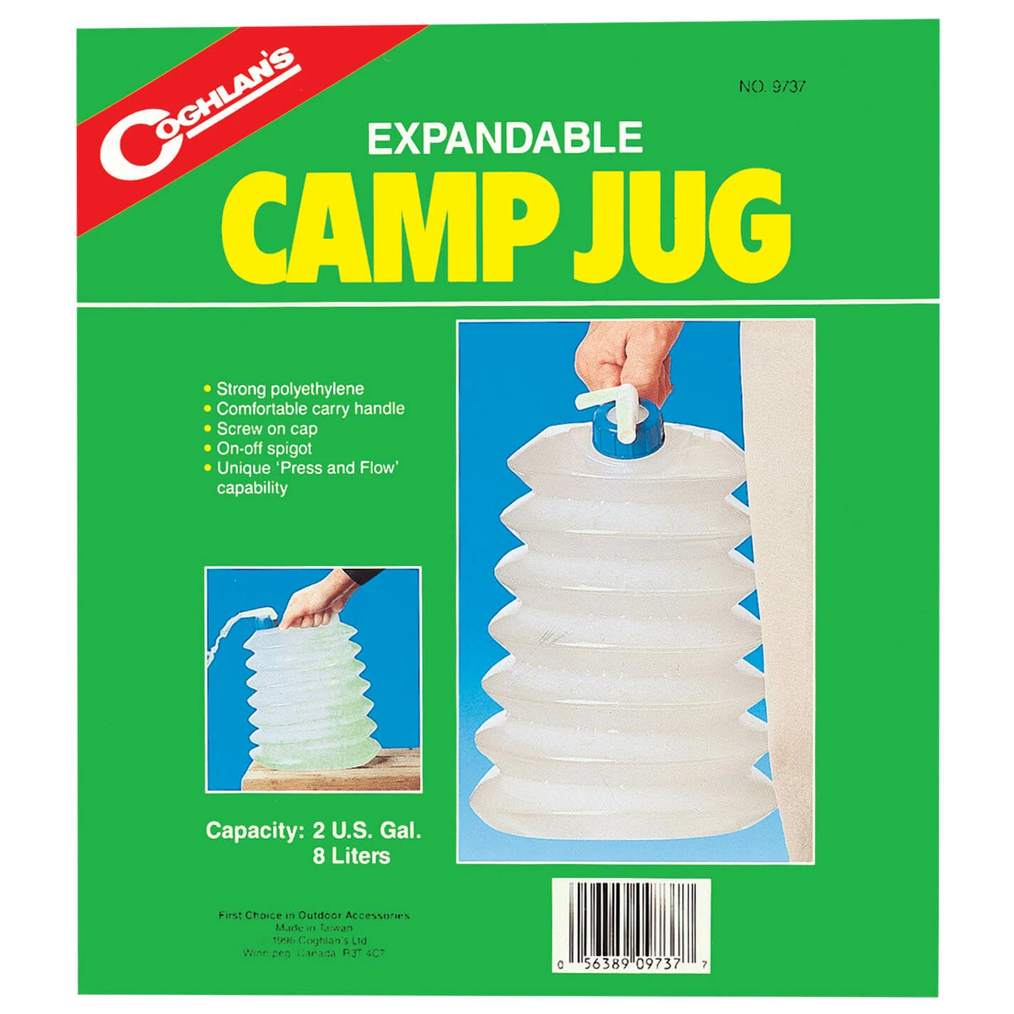 Coghlans Faltkanister Camp Jug - Water Bladder