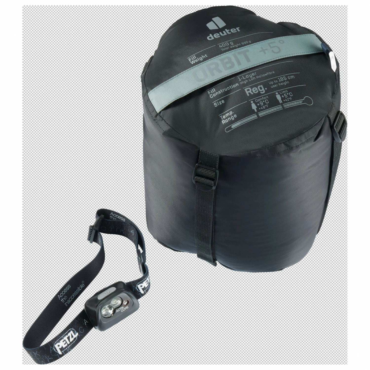 Deuter Orbit +5° - Synthetic Sleeping Bag - Image 3