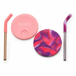 Klean Kanteen Kid's Kanteen Cup Straw Lid 2er Pack - Lid