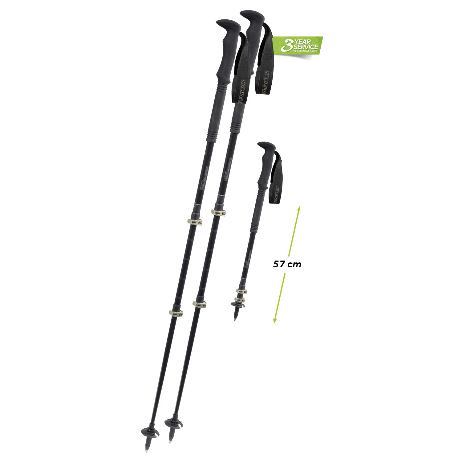 Komperdell Carbon C3 Cloud Compact - Walking Poles - Image 2