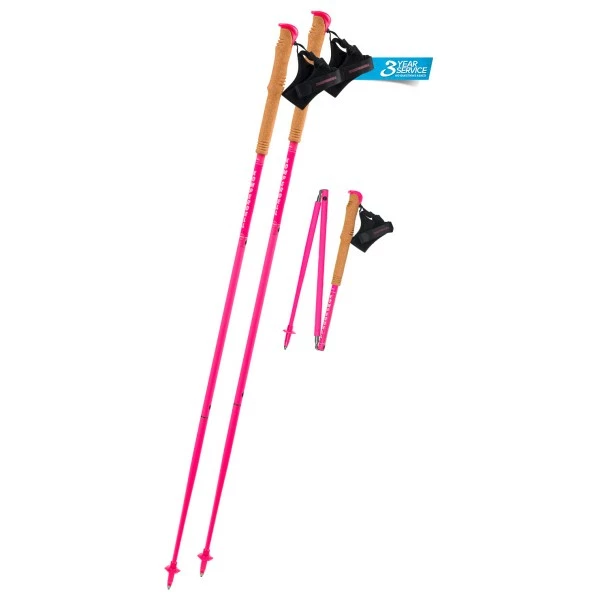 Komperdell Carbon FXP Team Pink Foldable - Running Poles