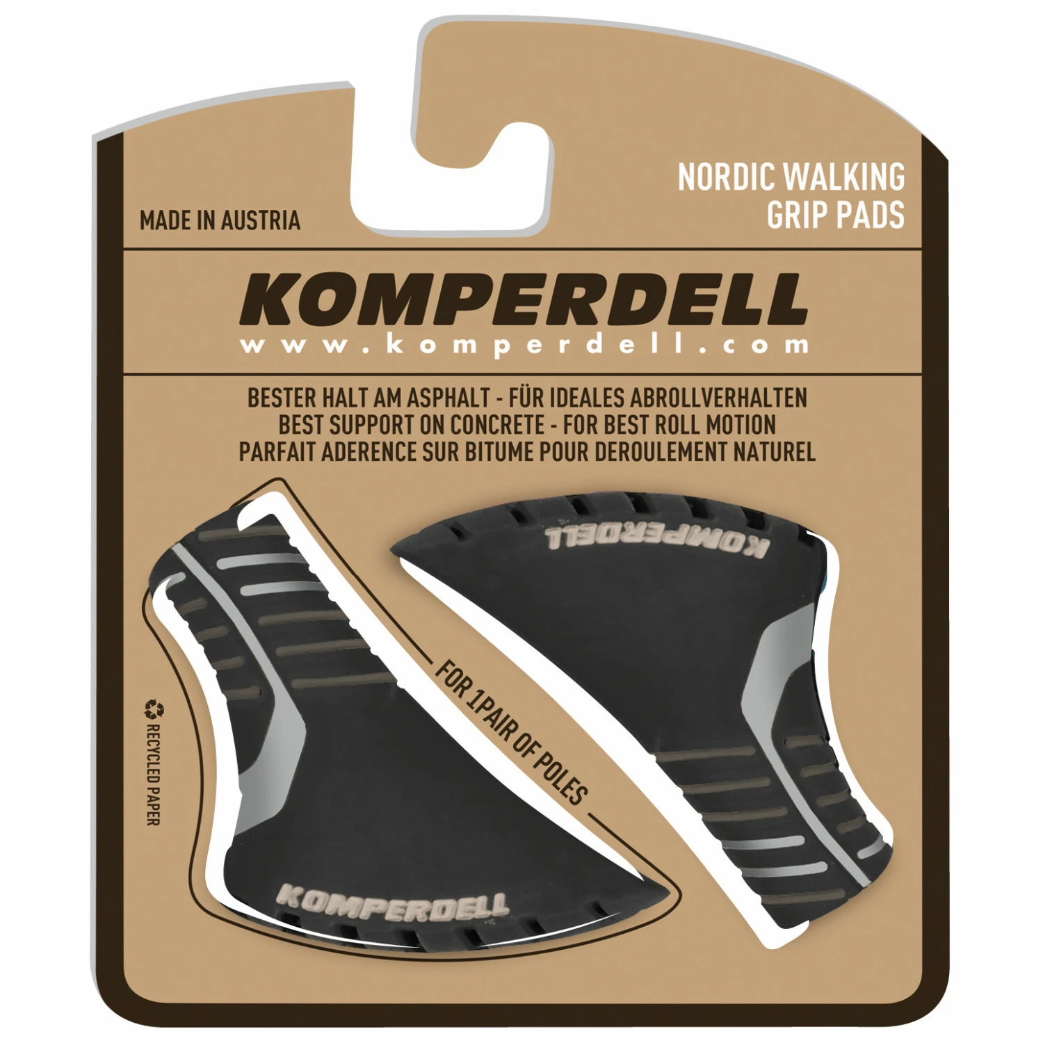 Komperdell Nordic Walking 2-Color Vulcanized Pad - Image 3