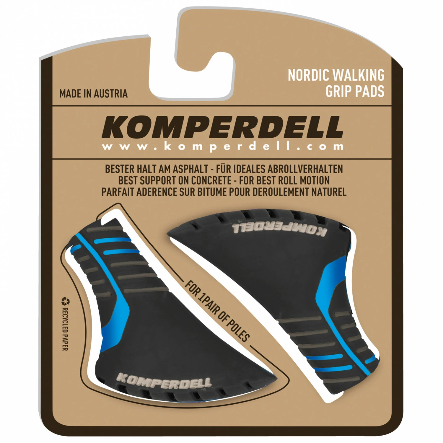 Komperdell Nordic Walking 2-Color Vulcanized Pad - Image 4