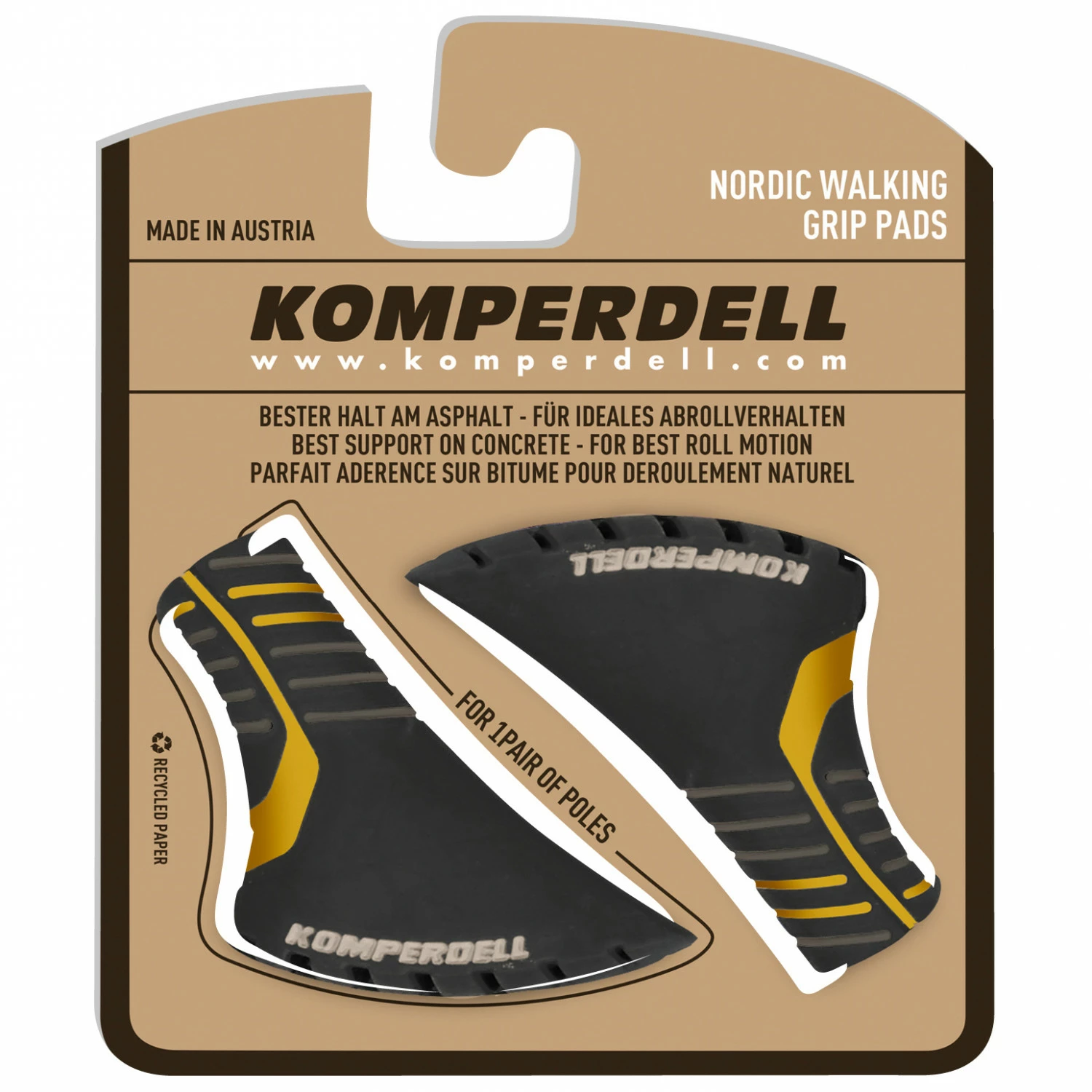 Komperdell Nordic Walking 2-Color Vulcanized Pad - Image 5