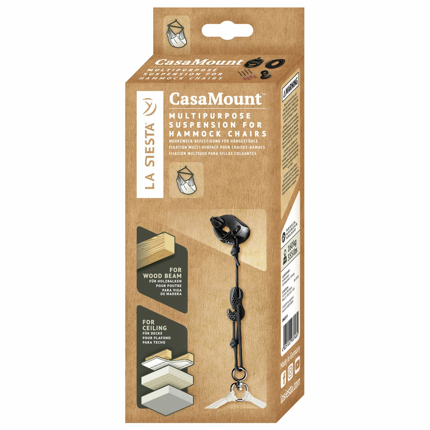 LA SIESTA CasaMount Hanging Chair - Image 2