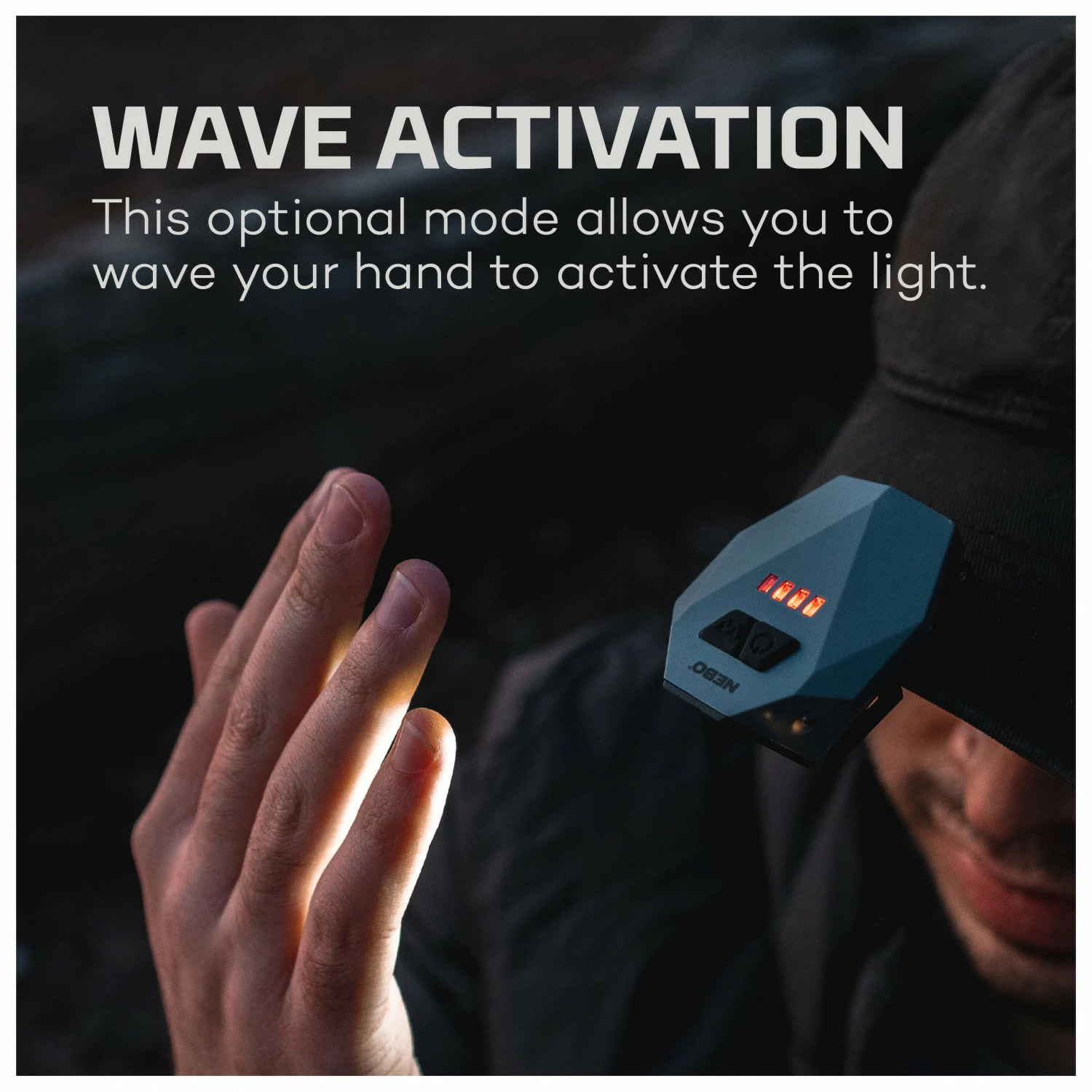 NEBO Einstein Cap - Head Torch - Image 4