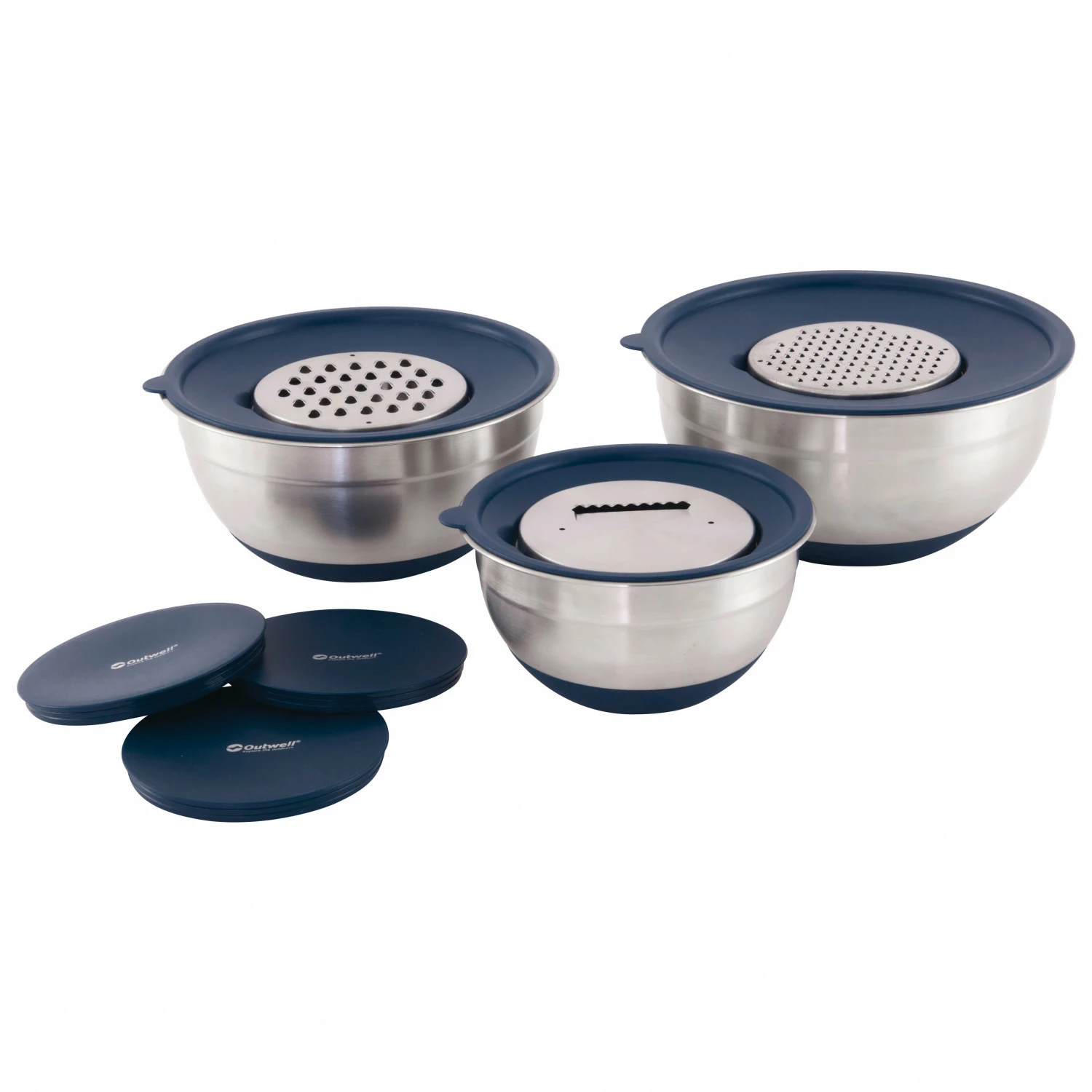 Outwell Chef Bowl Set With Lids & Graters - Set Of Dishes - Image 4