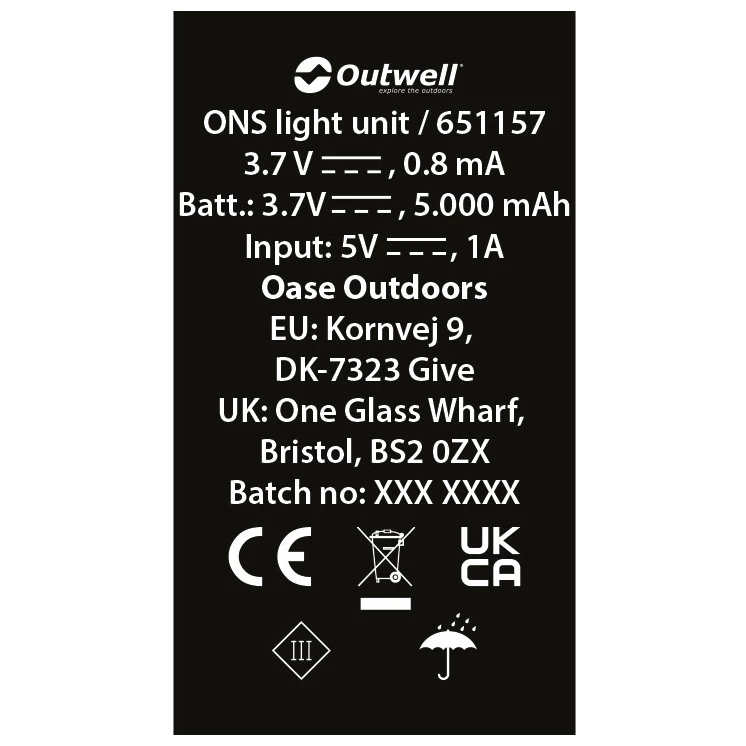 Outwell ONS Light Unit Set - LED Light - Image 6