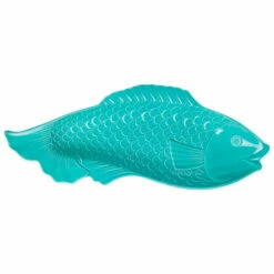 Rice Ceramic Serving Dish With Fish Shape - Plate