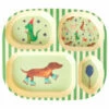 Rice Melamine Kids 4 Room Plate - Plate