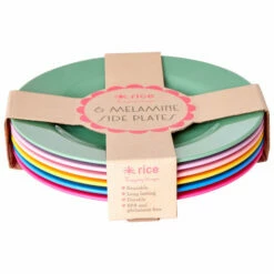 Rice Melamine Round Side Plates Giftbox - Plate