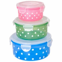 Rice Plastic Round Food Boxes - Food Storage