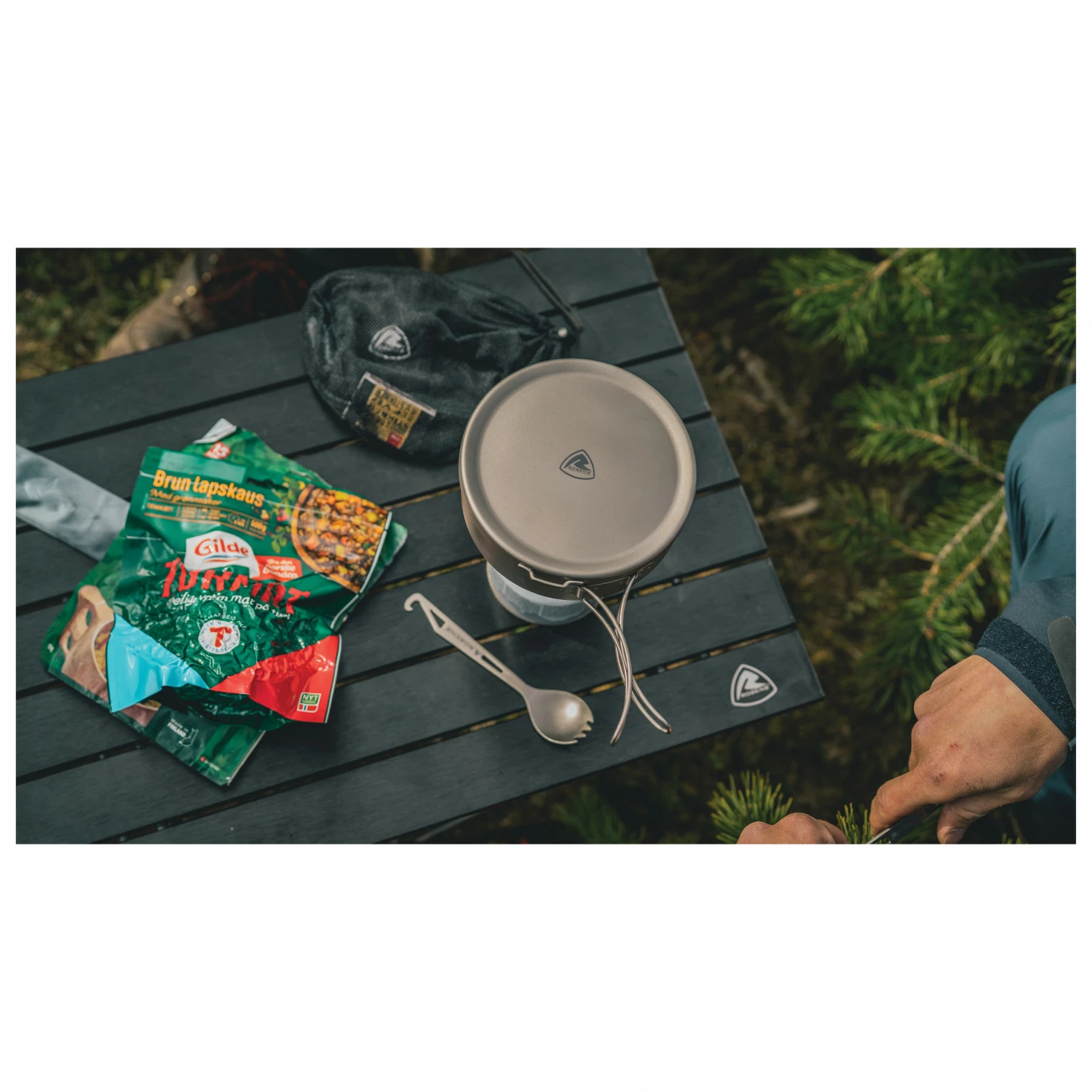 Robens Ori Titanium Pot With Plate Lid - Pot - Image 5