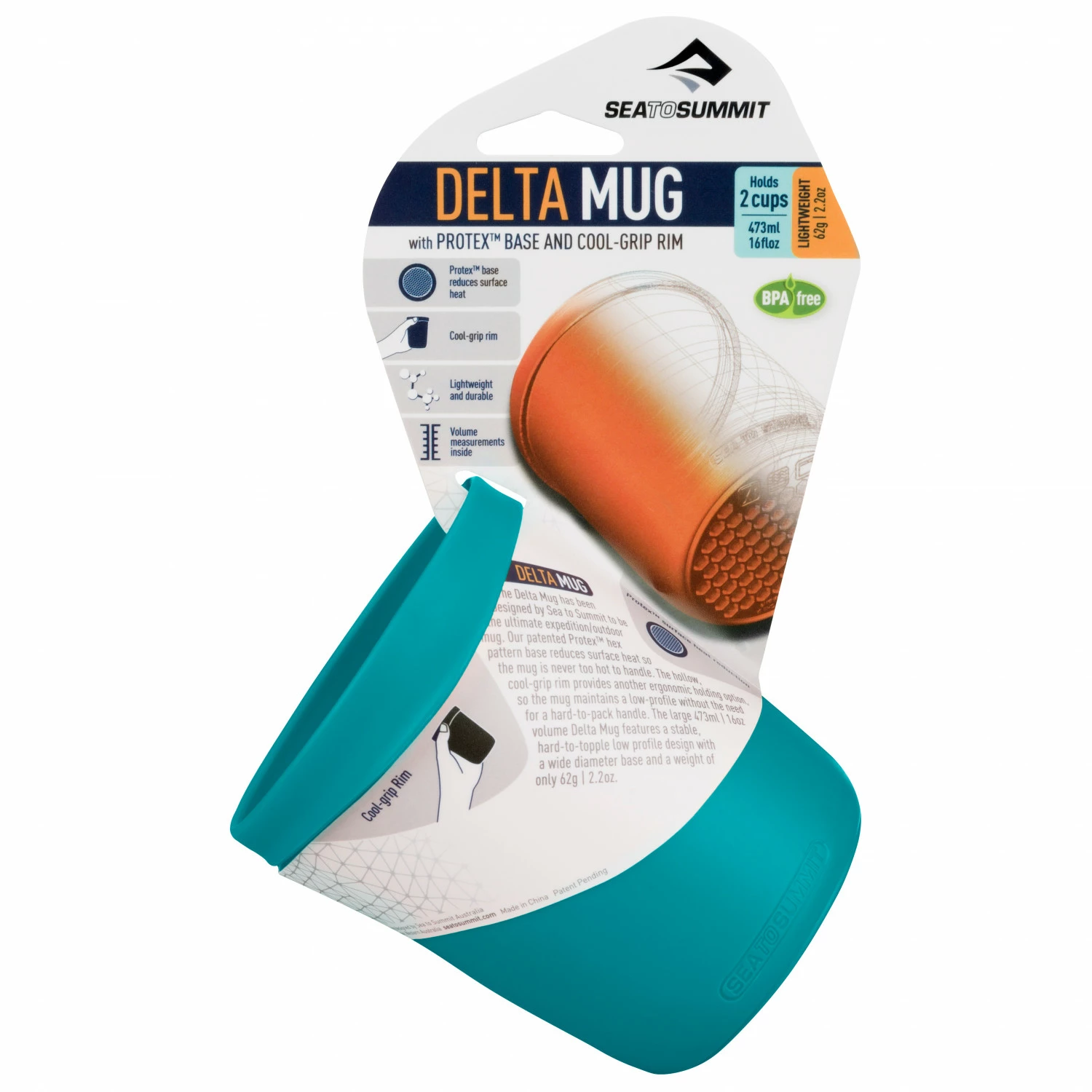Sea To Summit Delta Mug - Mug With Insulated Base - Image 3