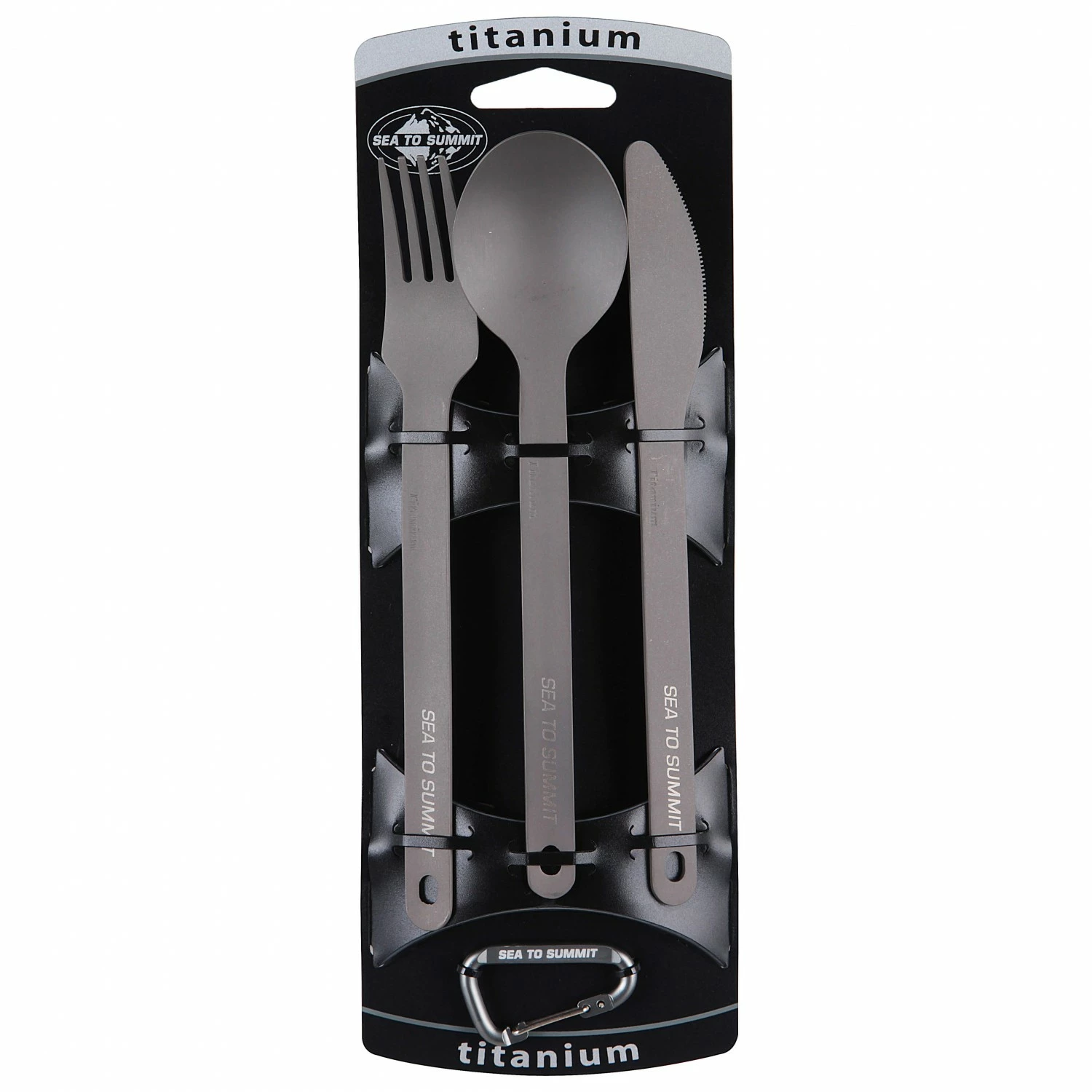 Sea To Summit Titanium Cutlery 3-Set - Image 2