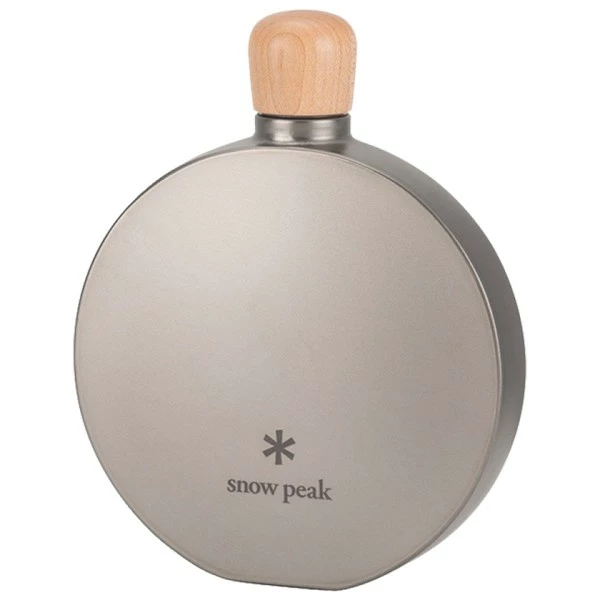 Snow Peak Round Flask Titanium - Flask