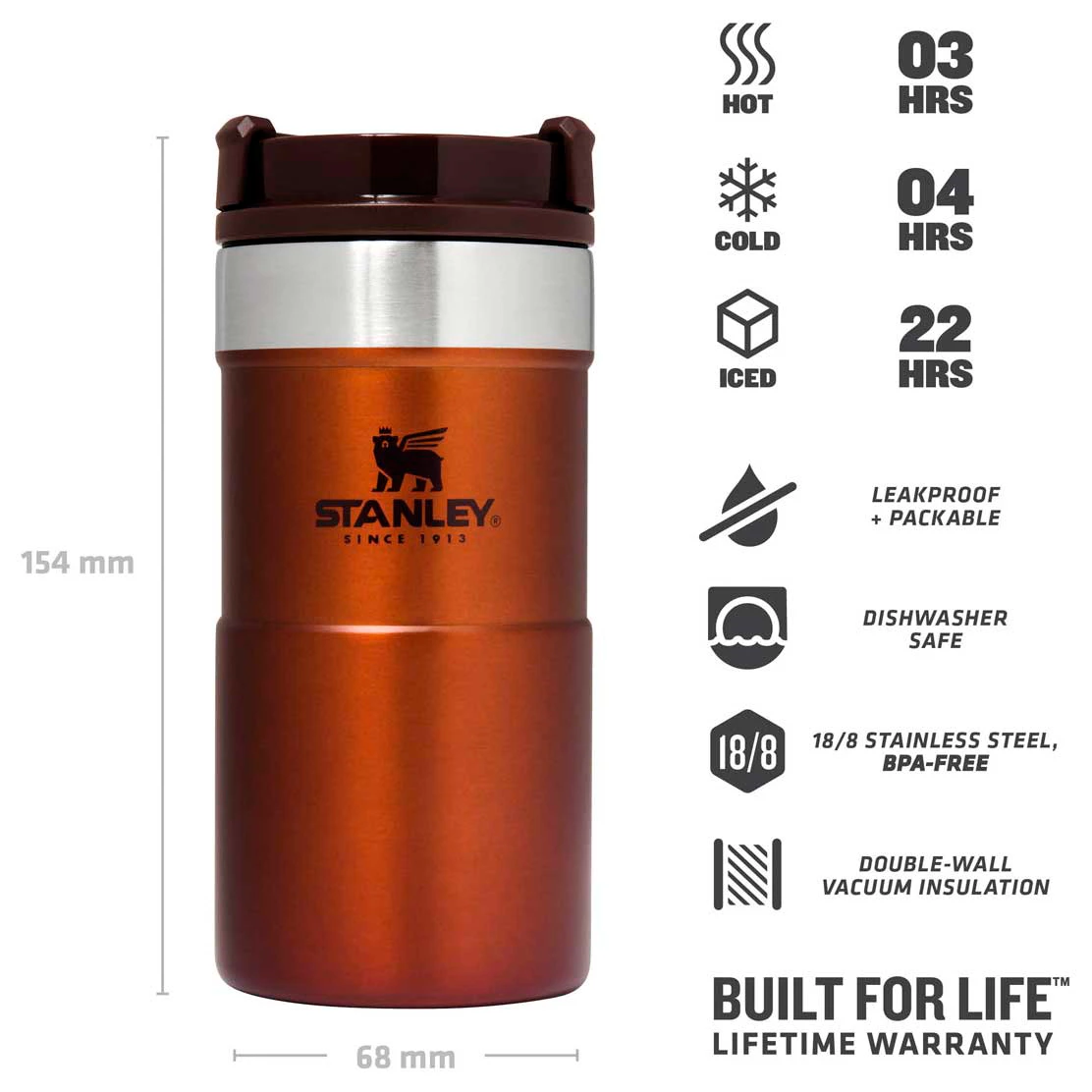 Stanley Classic Neverleak Travel Mug 250 Ml - Insulated Mug - Image 4