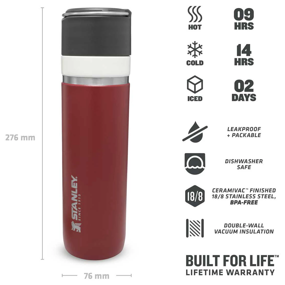 Stanley Go Ceramivac 0,7 L - Insulated Bottle - Image 4