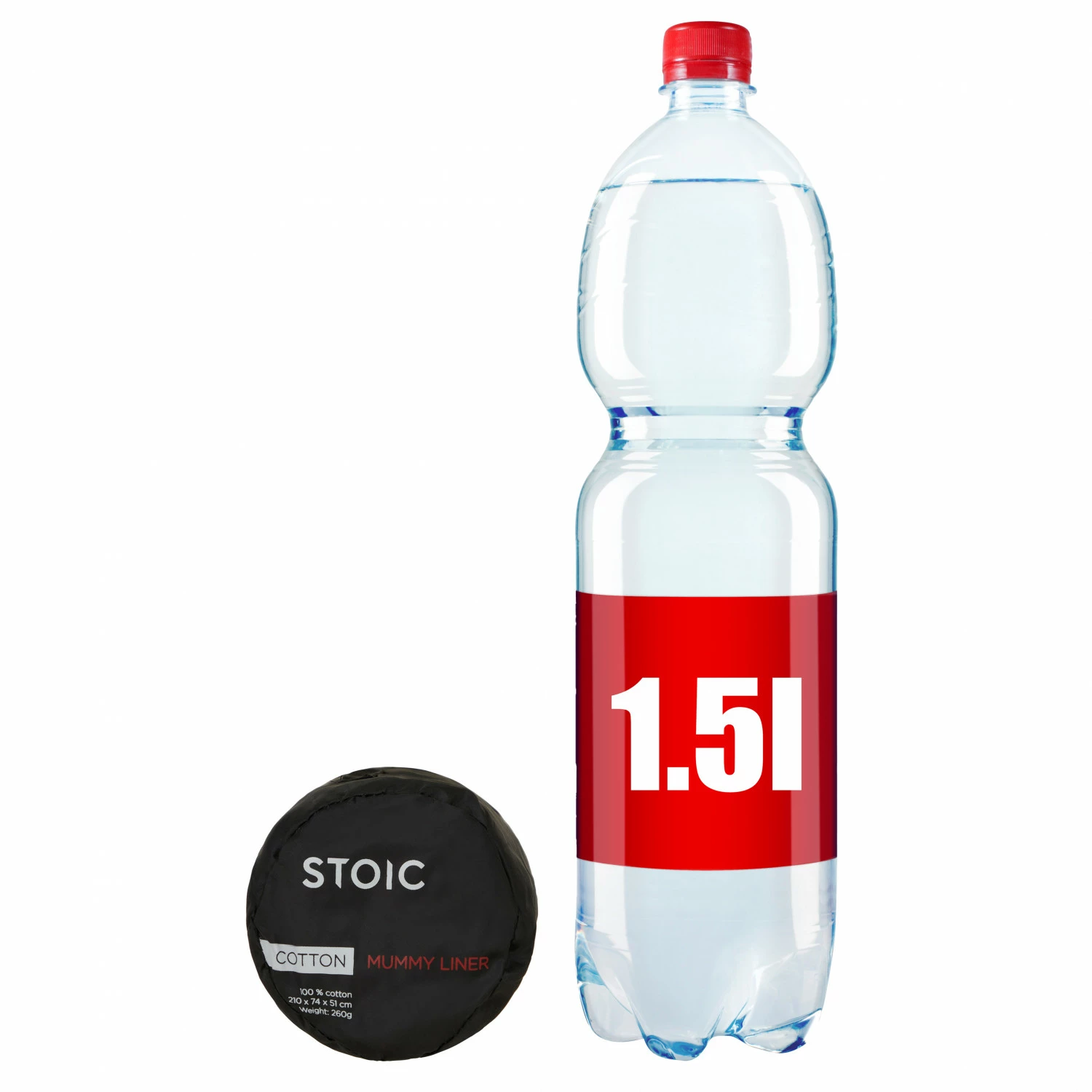 Stoic InvikenSt. Cotton Mummy Liner - Travel Sleeping Bag - Image 3