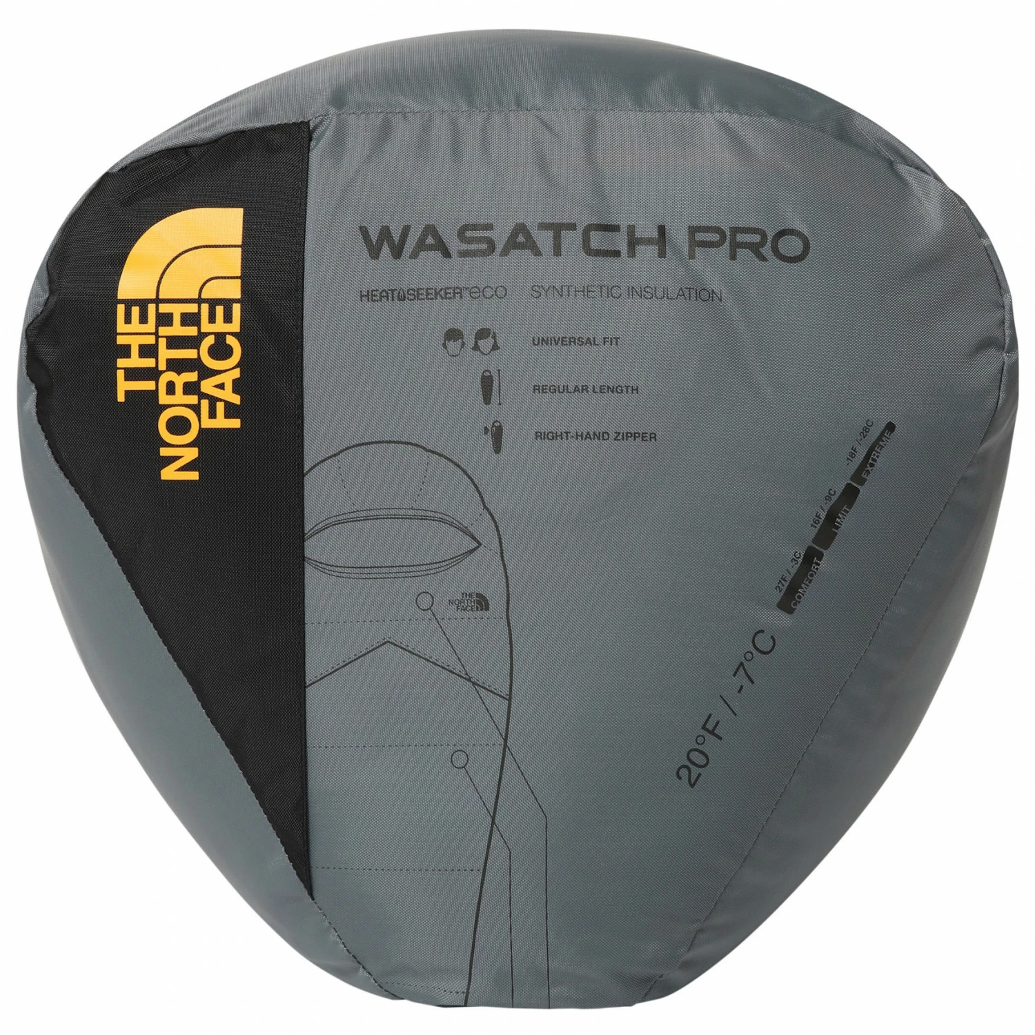 The North Face Wasatch Pro 20 - Synthetic Sleeping Bag - Image 6