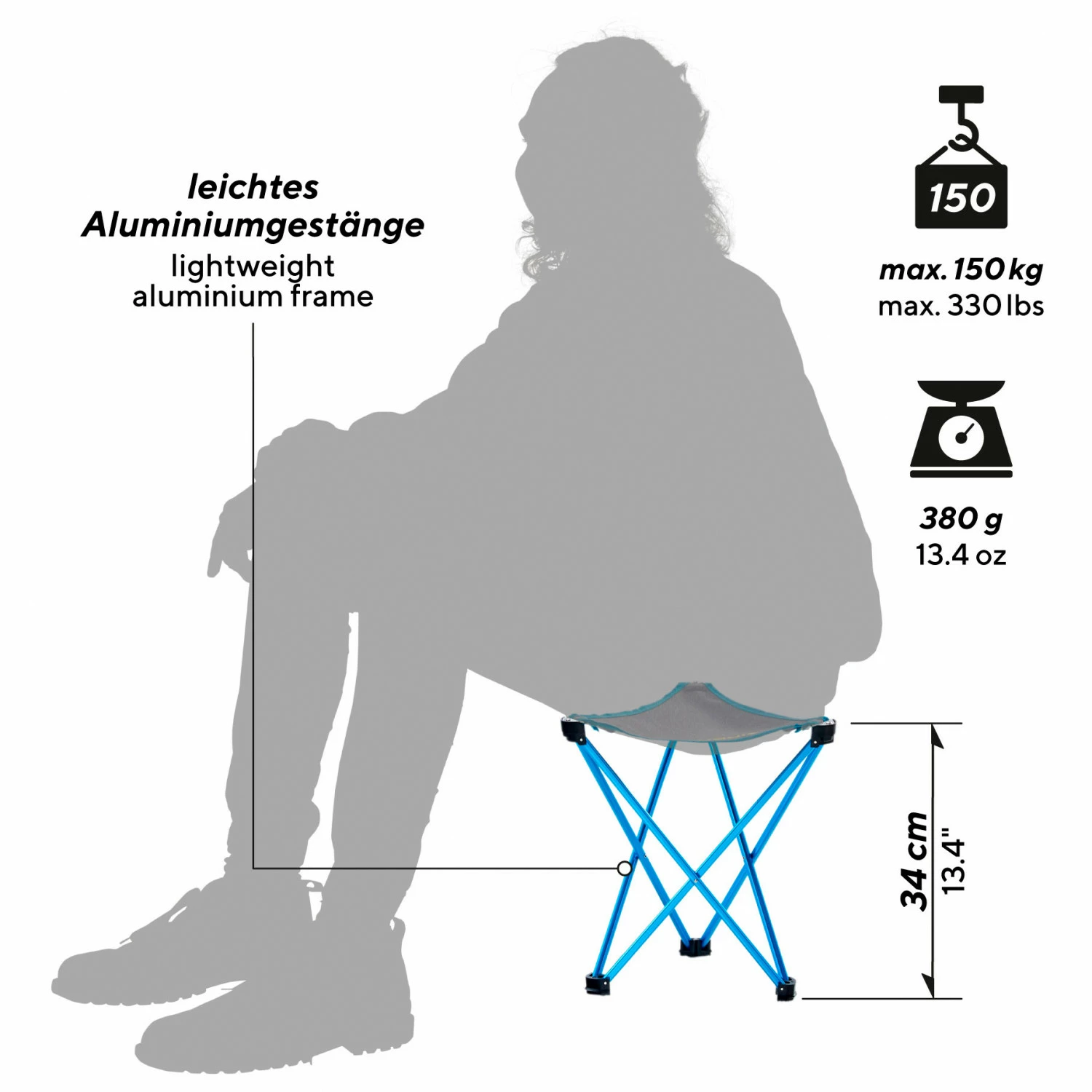 Uquip Trinity L - Camping Chair - Image 3