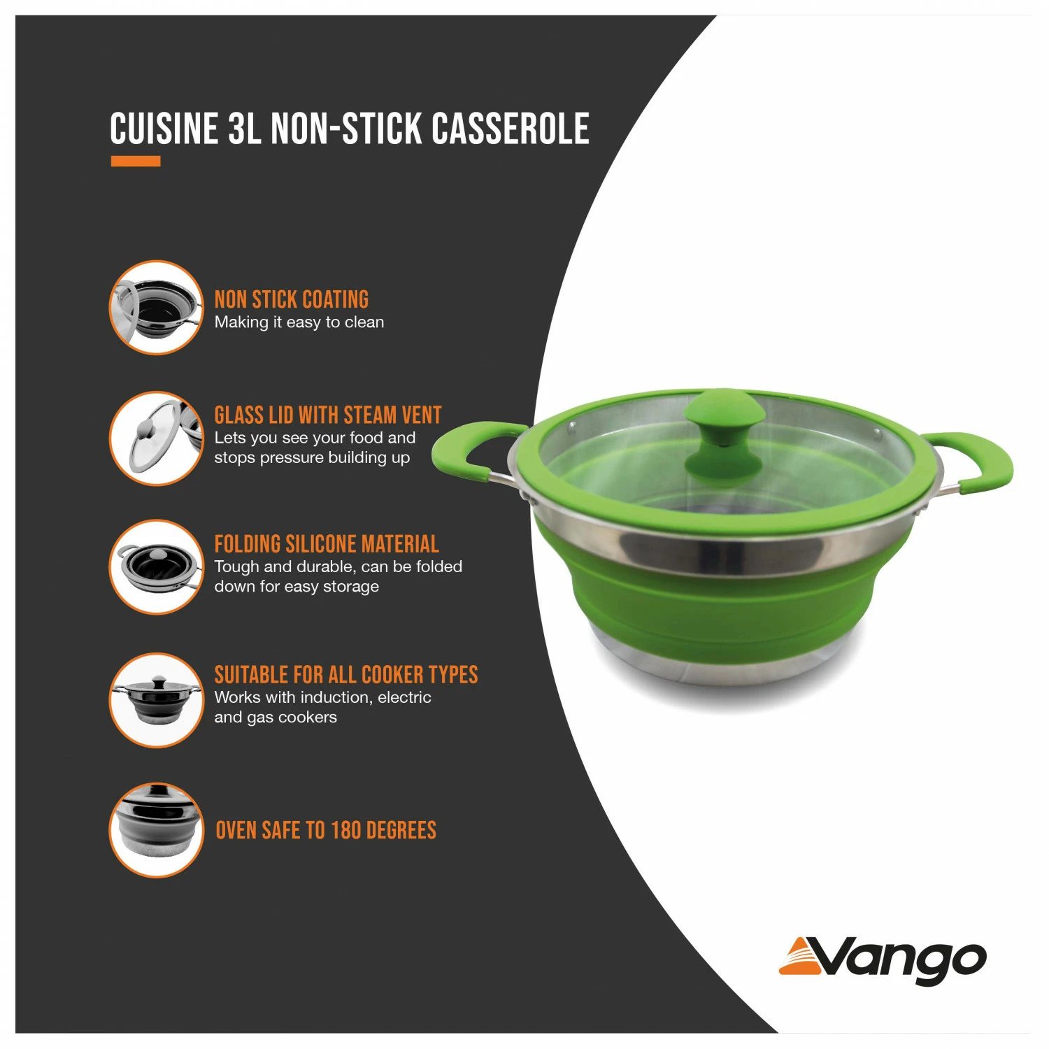 Vango Cuisine Casserole - Pot - Image 5